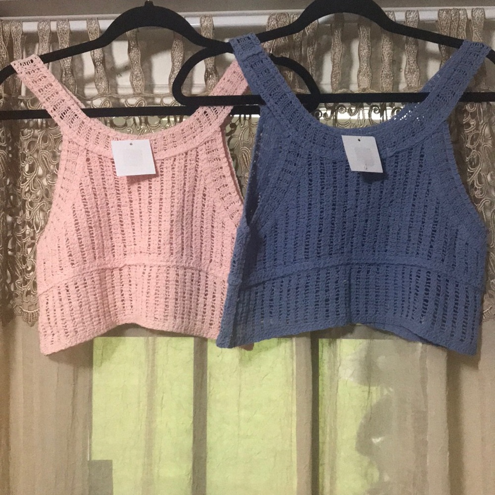 🐞Timing Crochet Crops Top Bundle